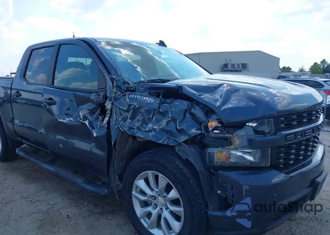 2021 Chevrolet Silverado 1500 2Wd Short Bed Custom from USA, damaged, VIN 1GCPWBEK0MZ193819